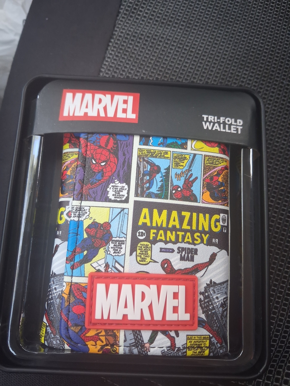 Marvel Spider-Man Comic Tri-Fold Wallet - Multicolor